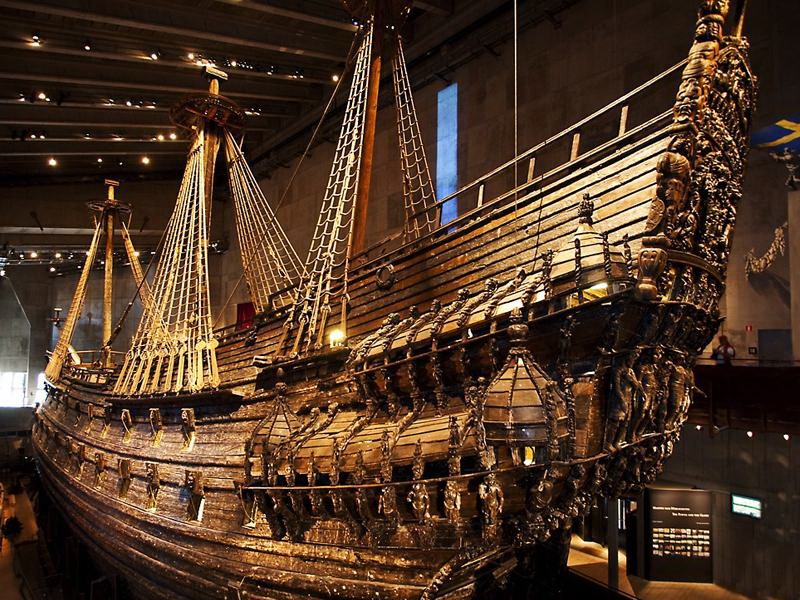 Тайный фрегат Vasa. Стокгольм.