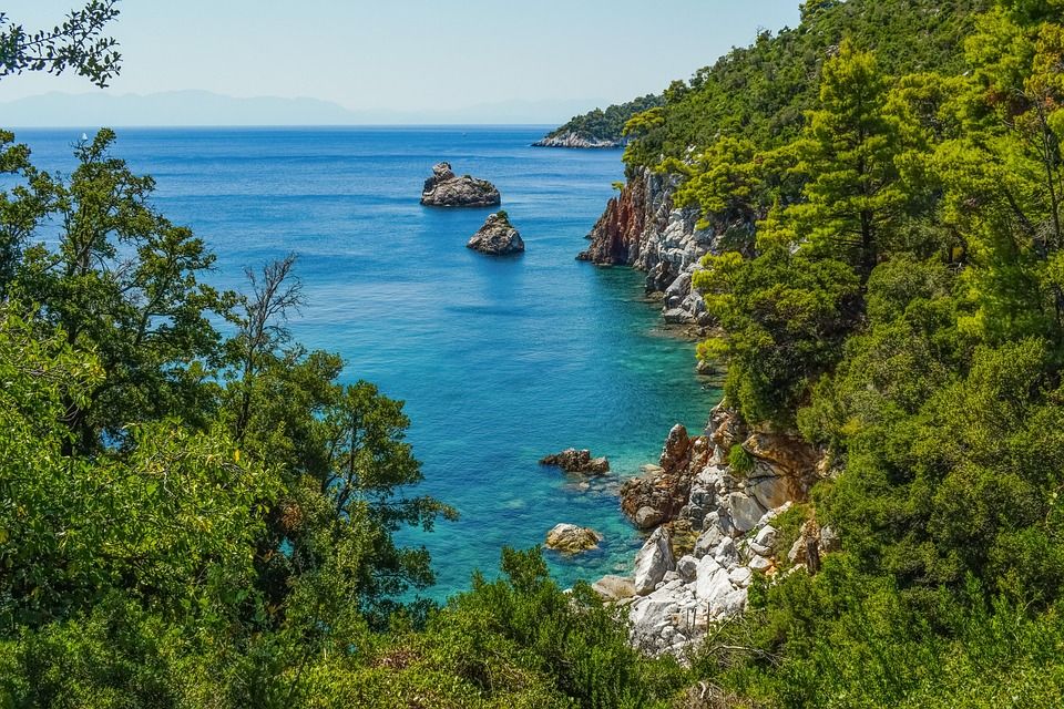 Відпочинок на узбережжі Егейського моря, Греція