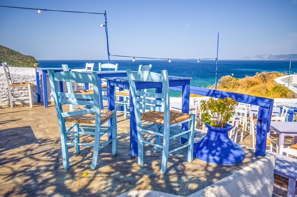 Відпочинок на узбережжі Егейського моря, Греція
