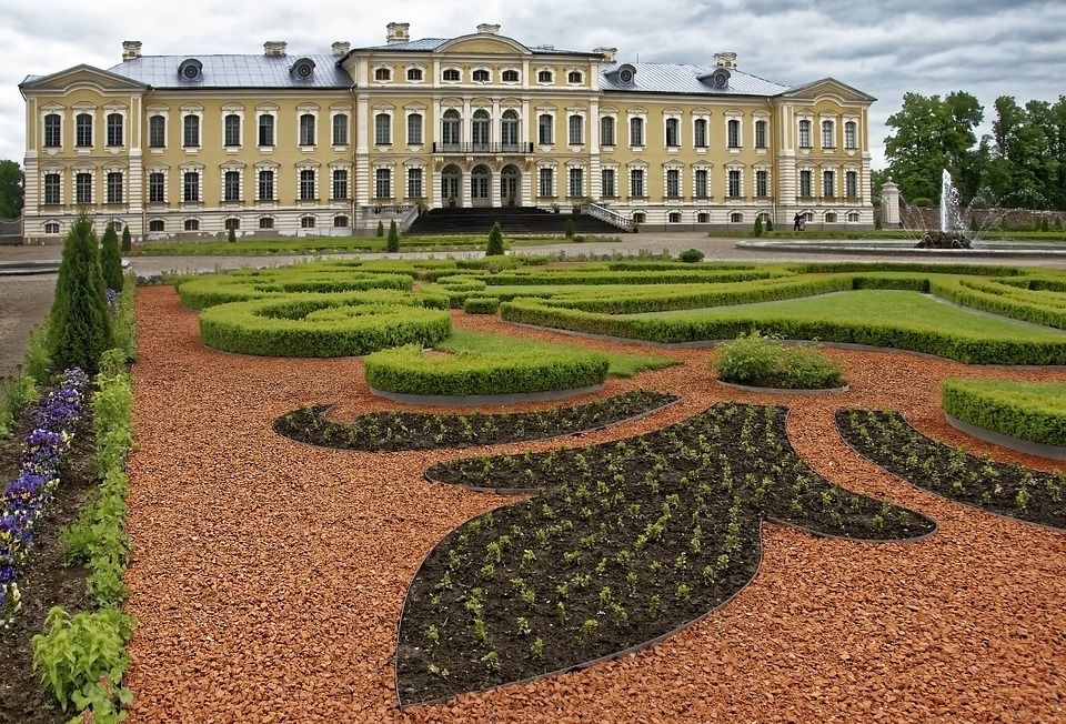 Рундальський палац, Латвія