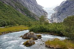 Льодовик Бріксдайл, Норвегія