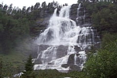Водопад Твиндефоссен, Норвегия